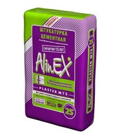 Штукатурка цементная ALINEX Plaster М75 25 кг.