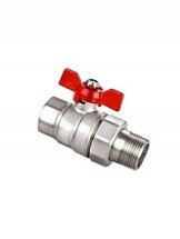 Кран шаровый ВН/НАР 3/4" БАБОЧКА SIYAH CALORE