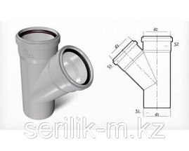 Тройник косой 50*50 TEK CATAL DENIZ