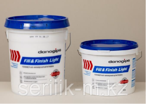Готовая финишная полимерная шпатлёвка Danogips Fill & Finish Light