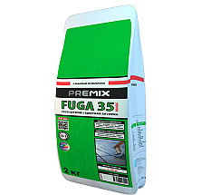 Эластичная цветная затирка для швов. Белая 2 кг FUGA 35