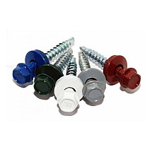 Саморез кровельный 4,8x25 мм КК (металл-дерево), крашенный